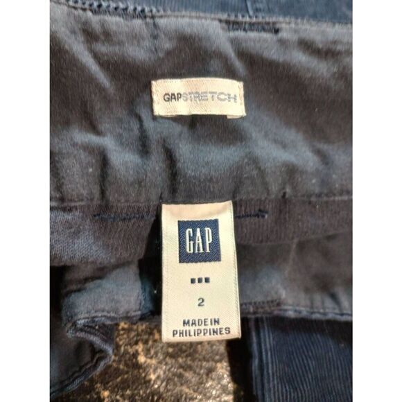 Gap Pants Ladies 2 Navy Corduroy Bootcut‎ - Picture 5 of 7